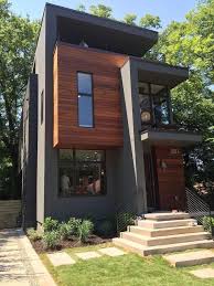 45 Stylish And Small Scandinavian Exterior Design And Decor Ideas Look Fantastic In 2020 Tiny House Exterior Contemporary House Design House Front Design