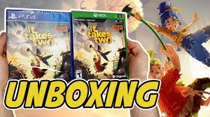 Buy it takes two once and get both the ps4 and the enhanced ps5 version. It Takes Two Ps4 Xbox Series X Unboxing Youtube