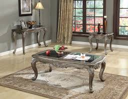Chantelle Granite Top Coffee Table Coffee Table 3 Piece Coffee Table Set Living Room Table Sets