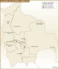 Debes saber que estos te pueden. Bolivia Mapa Turismo Vector World Maps