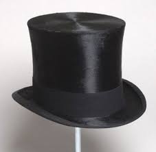 A Black Top Hat Also Called A Beaver Hat This Hat Became Popular During The 19th Century 1890 19th Century Dress Popular Hats Fashion Illustration Vintage