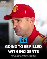 Will Davison has predicted an eventful Bathurst 1000 after his own  “violent” crash in qualifying. MORE ➡️ bit.ly/3Y2TtYj