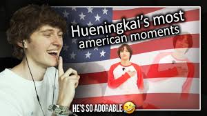 HE'S SO ADORABLE! (Hueningkai and his most American moments |  Reaction/Review) - YouTube