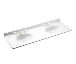 60 double bathroom vanity cabinet top glass vessel sink w/ faucet mirror combo. Ch2b2273 22 X 73 Chesapeake Double Bowl Vanity Top