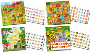 Reward Chart Set Sweet Animals Select Potty Target Sticker
