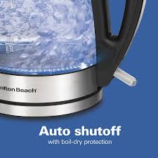 Browse our entire electric water heater selection below, then find a ruud contractor nearby to get it installed quickly and safely. Buy Hamilton Beach Electric Tea Kettle Water Boiler Heater Cordless Led Indicator With Auto Shutoff Boil Dry Protection 1 7l With Built In Mesh Filter Clear Glass Online In Taiwan B07l5ht585