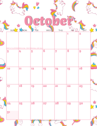 Dltk's printables free printable custom calendars (monthly or yearly) free 2007 thru 2022 printable calendars. Printable Cute Unicorn Free Printable Unicorn Calendar 2021 Novocom Top