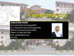 Kelab rakan dinamik uitm shah alam. Zamilah Binti Hussin M Sc Information Technology Uitm B Sc Hons Information Technology Uitm Diploma In Computer Science Uitm Position It Ppt Download