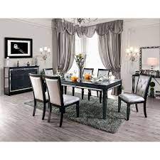 Faux marble rectangle dining table. Black Dining Room Set Wild Country Fine Arts