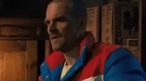 Rugby polo shirt worn by Mike Wheeler (Finn Wolfhard) in Stranger Things  (S03E06)