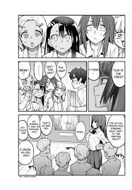 Nagatoro surrounded by raging lesbians, just look at their reactions to  president's body : r/nagatoro