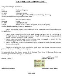 Perjanjian sewa menyewa ini berlaku tiga hari setelah ditandatanganinya perjanjian ini dan akan berakhir dengan sendirinya pada 18 september 2009. 10 Contoh Surat Perjanjian Serta Cara Membuat Yang Benar