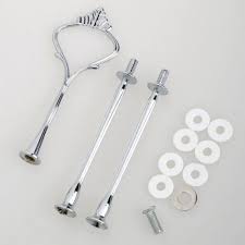 Bestdealusa Silver 3 Tier Cake Stand Handle 3 Tier Cake Stand Cake Stand Fittings Tiered Cake Stands