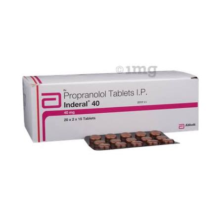 Buy IndERAL 40 Tablet Online: View Uses, Side Effects, Price, Substitutes | 1mg