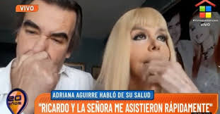 Nos hicimos el hisopado por. Super Incomodo Las Caras Que Ponia Ricardo Garcia Mientras Su Ex Adriana Aguirre Hablaba Sobre Su Salud Mental Infofueguina