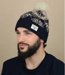 Cappello da sci con pompon per uomini, donne e bambini