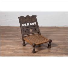 Check out our rustic wood chair selection for the very best in unique or custom, handmade pieces from our dining chairs shops. Indian Antique Rustic Low Seat Wooden Chair Fea Home