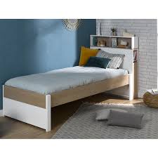 T te de lit 160 cm graphique gris linge eminza tete. Tete De Lit 90 Simple Nomade Avec Rangement Haut 3 Suisses