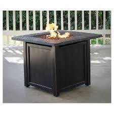 Rocksprings 30 Wide Lp Square Fire Table Dark Brown Threshold Target Fire Table Fire Pit Patio Table