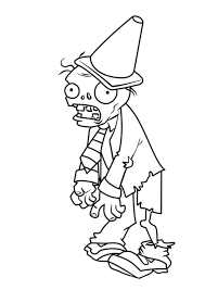 15 coloring pages of plants vs zombies print color craft. Conehead Zombie Coloring Pages Plants Vs Zombies Coloring Pages Coloring Pages For Kids And Adults