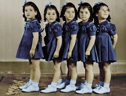 But his pupils are his classmates!! The Dionne Quintuplets Born May 28 1934 Are The First Quintuplets Known To Survive Their Infancy The Sisters Wer Women In History Interesting History Photo