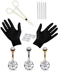 This fringed area wraps around the ovary but doesn't completely attach to it. Amazon Com Sotica Belly Piercing Kit With 14g Stainless Steel Piercing Needle Belly Botton Piercing Kit Navel Piercing Kit With Piercing Clamps Piercing Jewelry For Body Piercing Supply 3 Mixed Color Beauty