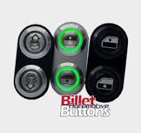 Billet Button 2 hole laser cut aluminium panel for power ...