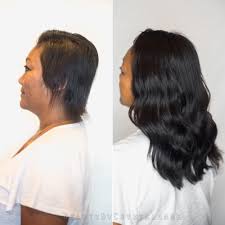 Fortunately, all extensions can be shampooed as you would your virgin hair; Before And After Hair Extensions Photos Houston Hair Extension Salon