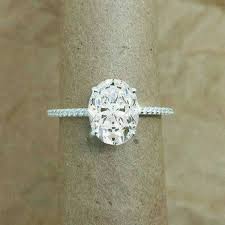 White Sapphire Engagement Ringaaa Quality Grade Oval Etsy Wedding Rings Oval White Sapphire Engagement Ring Engagement Rings Sapphire