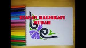 10 rekomendasi hiasan kamar yang cantik dan unik. Part 01 Hiasan Kaligrafi Bunga Mudah Cute766