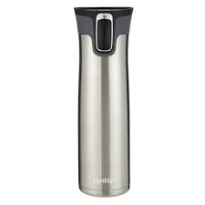 The 18oz and 24oz scout travel mug fits in most cars' cup holders. West Loop Stainless Steel Travel Mug With Autoseal Lid 24oz Contigo
