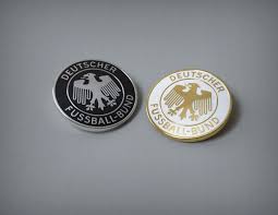 1900 yılında kurulan almanya futbol birliği tarafından yönetilmektedir. 3d Print Model Germany National Football Team Logo Enamel