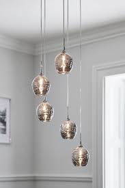 Große auswahl, kurze lieferzeiten und professionelle lichtberatung! Next Drizzle Cluster Pendant Grey Cluster Pendant Lighting Kitchen Ceiling Lights Pendant Lighting Dining Room