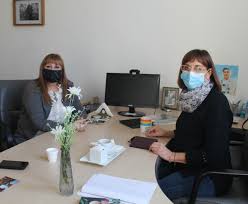 Edith Benedetti visitó las instalaciones del Centro Cultural