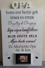 Opa Met Fotolijst Opa Verjaardag Cadeaus Verjaardagsgedichten Knutselen Opa En Oma