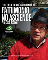 ATENCIÓN El prefecto de Cotopaxi, Jorge Guamán, investigado por la Fiscalía  General del Estado (FGE) por el presunto delito de delincuencia organizada,  descartó ser financista de las protestas de junio de 2022