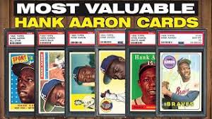 Like roberto clemente, this card's value is a result of hank aaron's baseball cards are appraised based on many different criteria beyond the player on the card. Top 15 Hank Aaron Baseball Card List Rookie Card Psa Graded