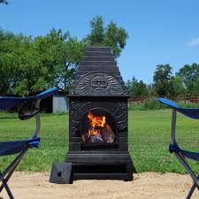 There is a smaller version knock off being sold. Casita Grill Outdoor Fireplace Chiminea From The Blue Rooster Company