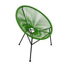 Fauteuil En Acier Acapulco Vert Fauteuil Fauteuil Jardin Fauteuil Acapulco