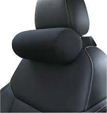 memory foam car neck pillow with adjustable strap soft auto cervical round roll office chair bolster headrest support neck pillow cushion pads cervical pillows