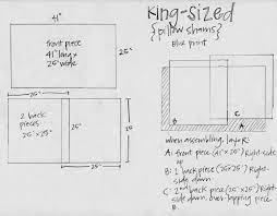 How to adjust the size of a bigger pillow case. Diy King Sized Pillow Shams And Bed Makeover Icandy Handmade Pillow Cases Diy Pillowcase Pattern Diy Pillow Shams