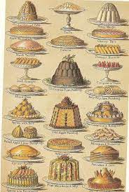 Victorian Gel Cookery Victorian Cakes Victorian Recipes Food Illustrations