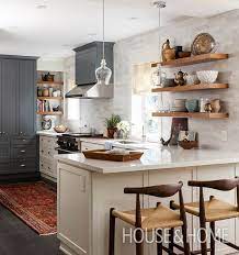 30 Kitchens That Dare To Bare All With Open Shelves Kitchen Remodel Small Kitchen Renovation Kitchen Design