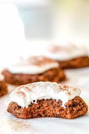 Classic easy pumpkin roll recipe made from scratch with a rich cream cheese filling, great for fall baking during pumpkin season. Gluten Free Pumpkin Roll Cookies The Toasted Pine Nut