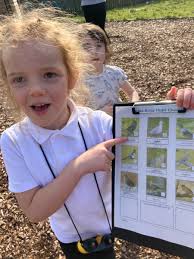 P1a enjoyed doing a spot of bird watching as part of our 'Spring' topic.  Our binoculars came in very handy! Now to display the information we  collected