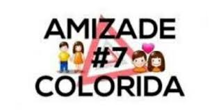 5 folhas coloridas, cada uma com uma letra da palavra a m i g. Grupo De Whatsapp Amizades Coloridas
