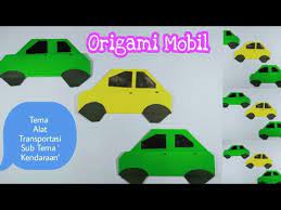 87 gambar anak tk tema kendaraan paling keren gambar pixabay. Membuat Origami Mobil Tema Alat Transportasi Kreativitas Paud Youtube