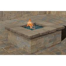 The kits usually feature a bowl shape and come ready. Cambridge Pre Packaged Olde English Square Gas Fire Pit Kit 9 Brothers Building Supply