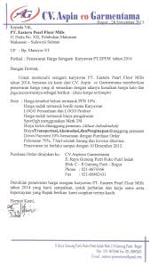 Contoh Surat Penawaran Sabkon Ketenagakerjaan Surat Sekolah Riwayat Hidup