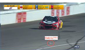 Overall, there was a lot of confusion as to what a caution was or not. Was This The Debris Nascar Threw The Caution For Nascar
